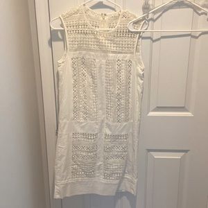 J Crew Cotton Lace Dress xxs